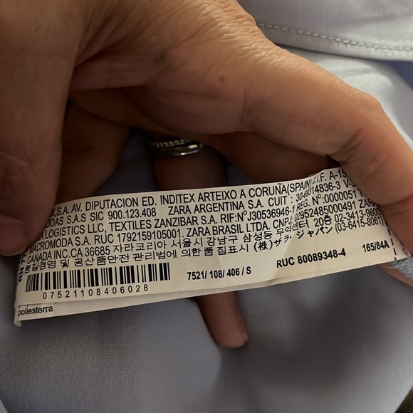 ZARA WOMAN SS20 LIGHT BLUE DRAPED PLEATED DRESS REF: 7521/108 - Picture 4 of 6